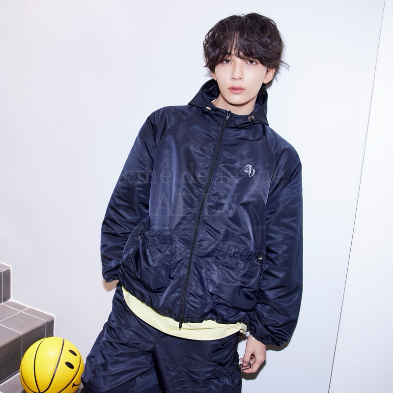 (PO KOREA) ADLV X JEONGHAN - SYMBOL PUCKERING WINDBREAKER JACKET - ORIGINAL KOREA