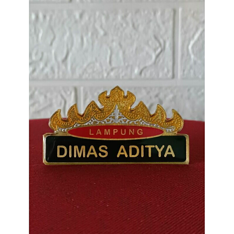 

NAME TAG NAMA DADA SIGER KUNINGAN