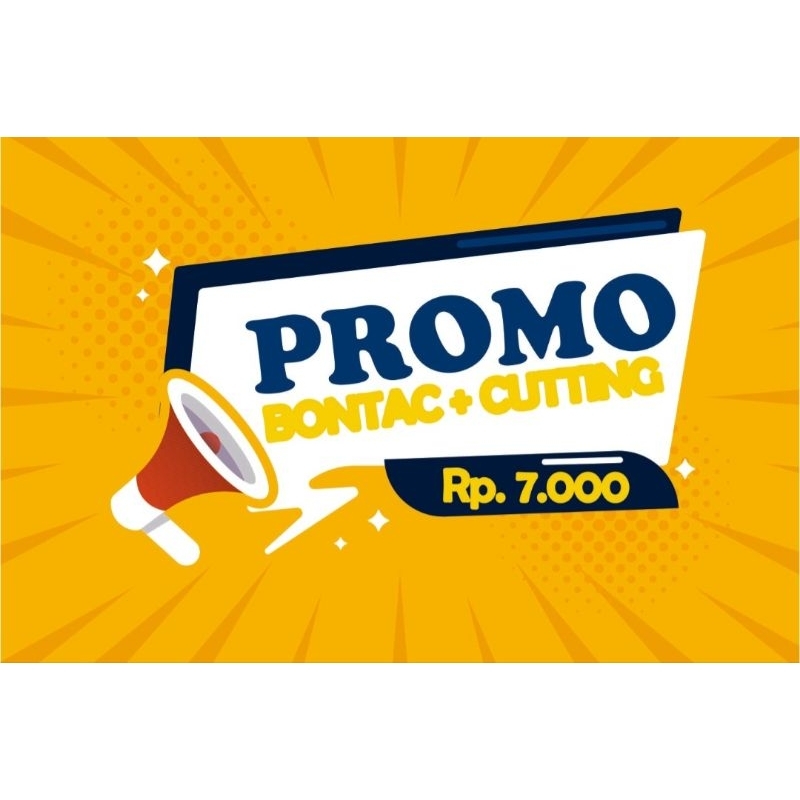 

Stiker Bontac + Cutting Kiss Cut