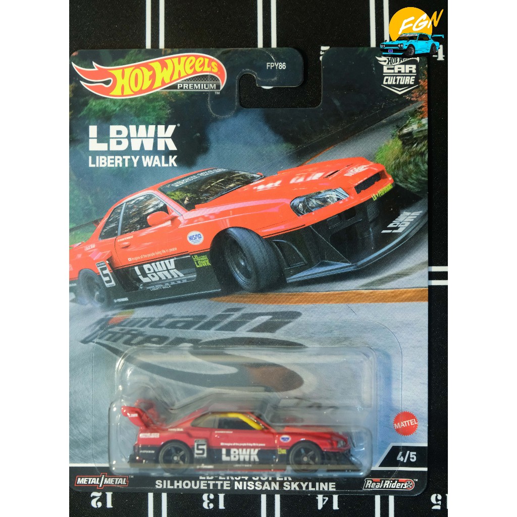HOT WHEELS NISSAN SKYLINE R34 LBWK