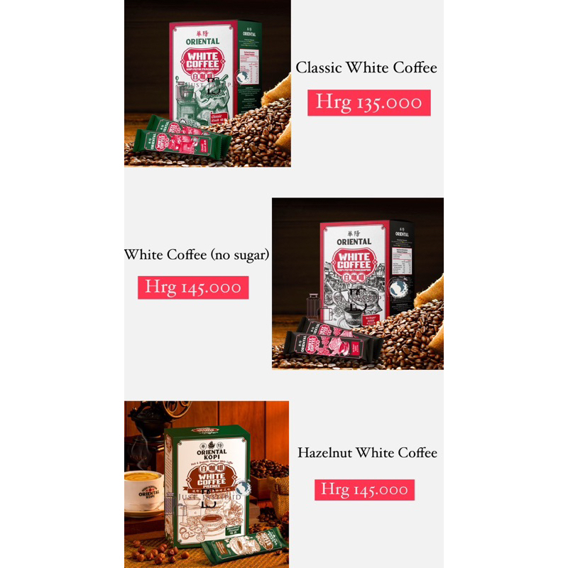 

Oriental Kopi/Coffee (PO MALAYSIA)