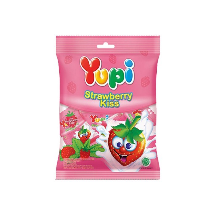 

Permen Yupi Strawberry Kiss / Fruit Kemasan 120 gram