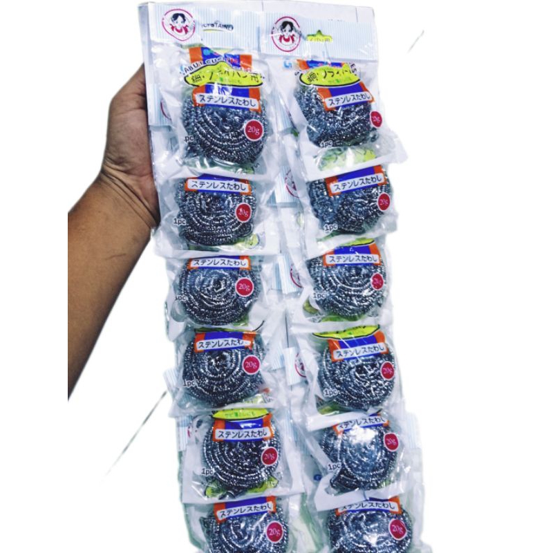 Isi 12 Pcs Sabut Kawat Cuci Piring