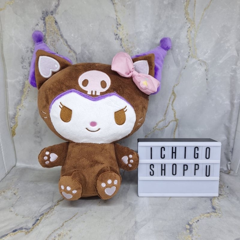 Sanrio Kuromi yummy yummy cat BIG Plush Doll FURYU