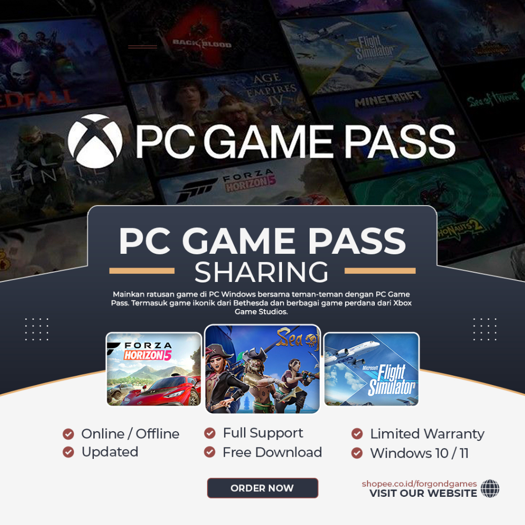 XBOX PC GAME PASS 3 BULAN ORIGINAL GAME