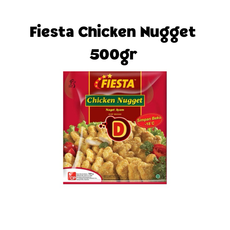 

Nugget Fiesta Chicken 500gr | naget | nuget | ayam | ayam goreng