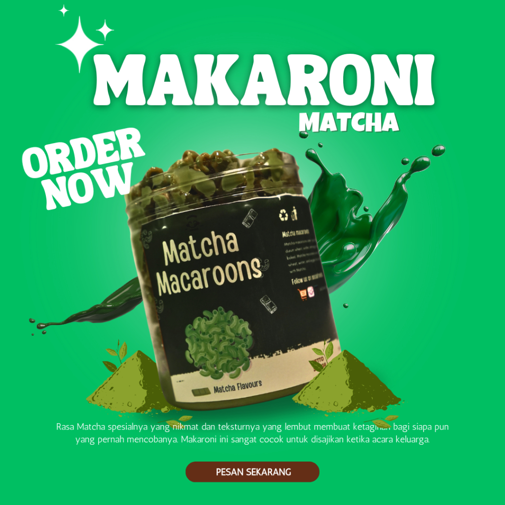 

Jagoan Snacks - Makaroni Bantet Coklat Matcha Lumer Asli