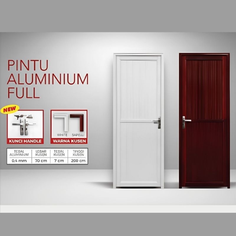 ZA. Pintu Kamar Mandi Alumunium / Pintu Full Alumunium Pintu Kamar Mandi / Pintu Alumium Kaca