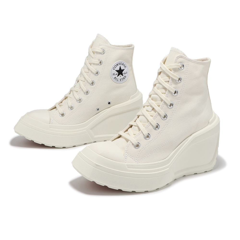 Converse Chuck 70 70s De Luxe Deluxe Wedge Heel Platform Comfort Hi Egret