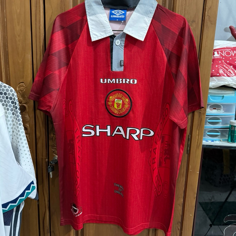Jersey Manchester United Home 1996 Cobra Grade Ori (BUKAN ORIGINAL) Size M