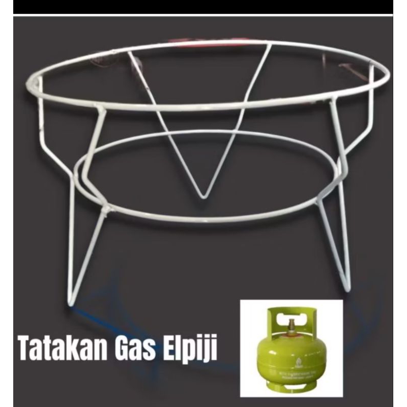 Tatakan gas elpiji 3kg / tatakan tabung gas kecil 3kg / alas tabung gas / alas dudukan tabung gas