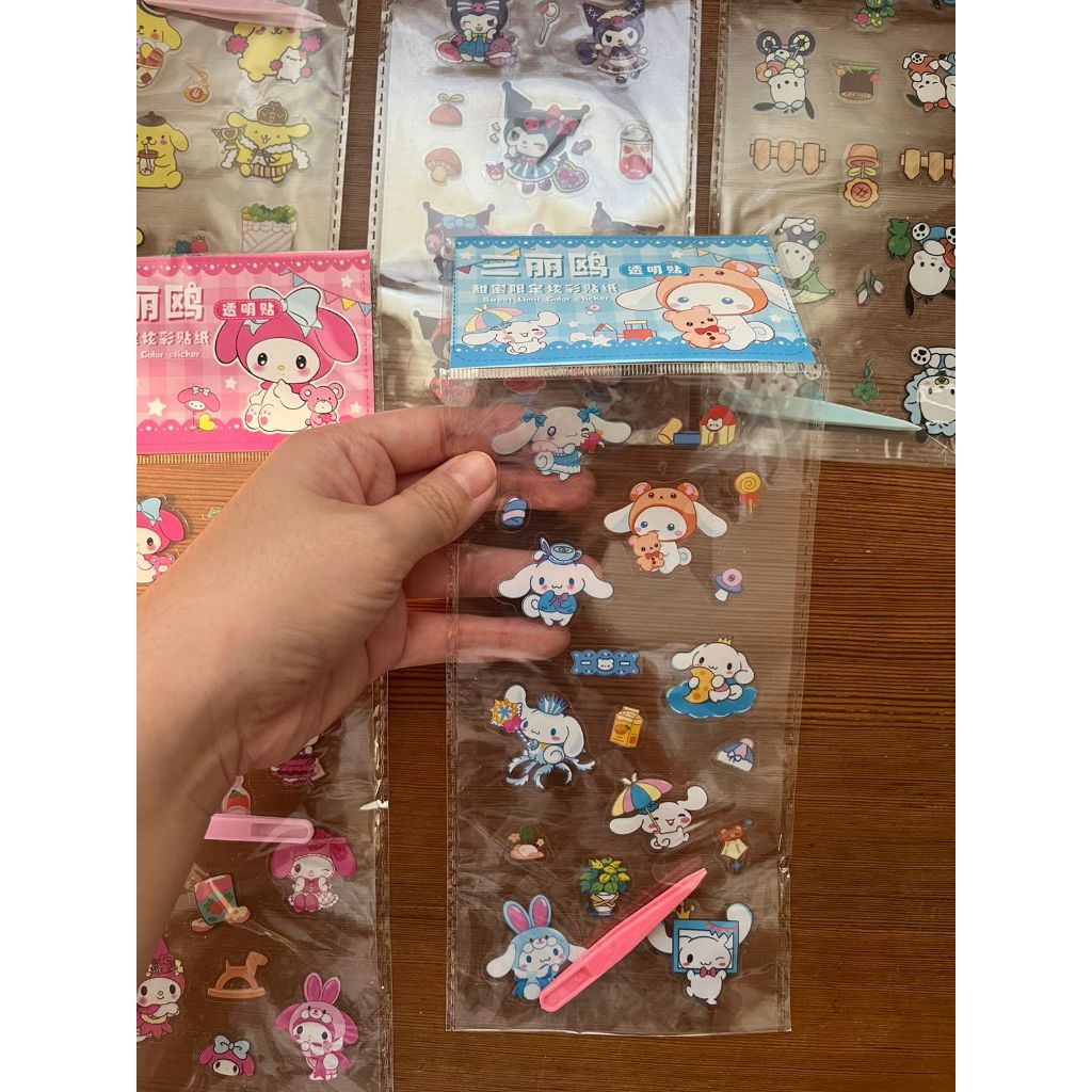 

Sticker Sanrio Stiker Momo Stiker Kuromi Sticker Kuromi