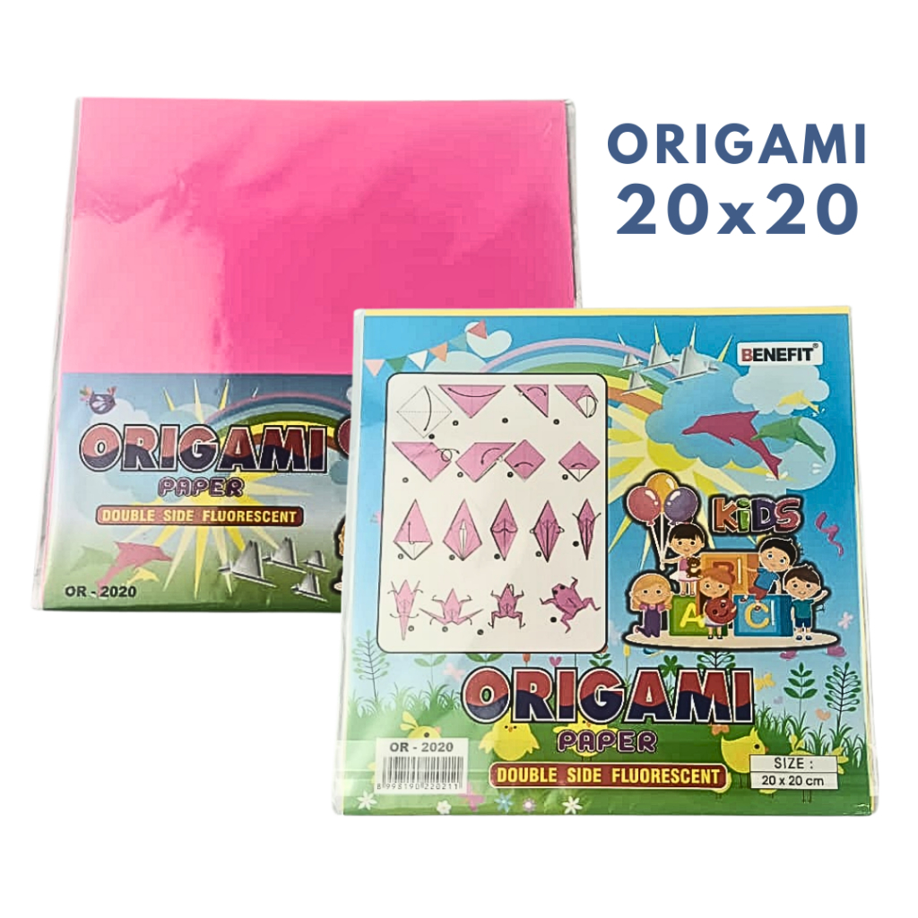 

KERTAS LIPAT PAPER PRIME 2 SISI 20 X 20 / ORIGAMI WARNA FLUORESCENT BOLAK BALIK 2 SISI 20 X 20 CM UNTUK ANAK PAUD TK SD SMP SMA / KERTAS LIPAT BESAR