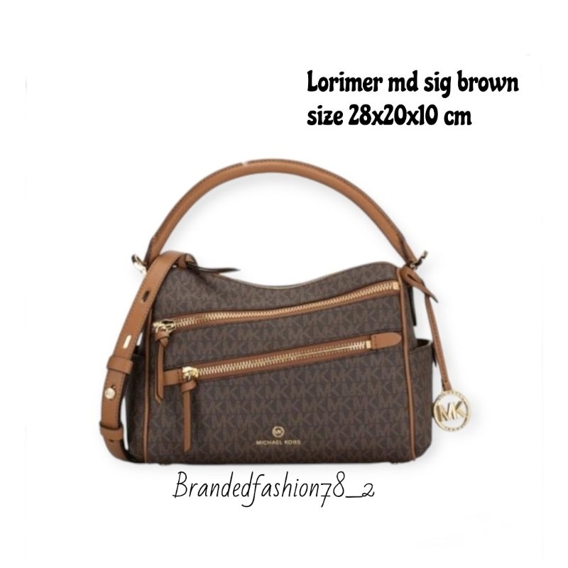 Mk lorimer md sig brown original crossbody bag