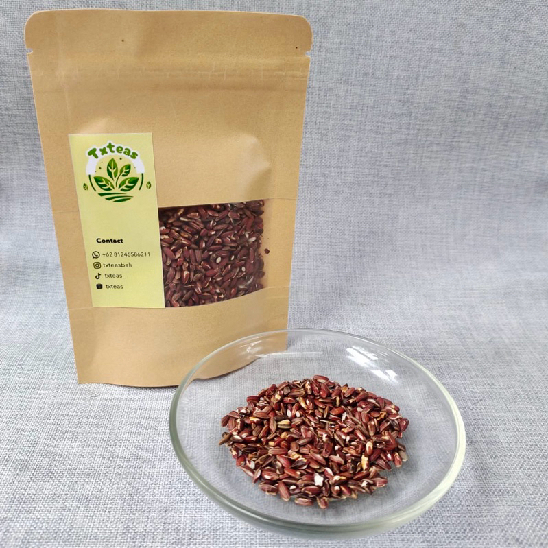 

red rice tea // teh beras merah // teh herbal