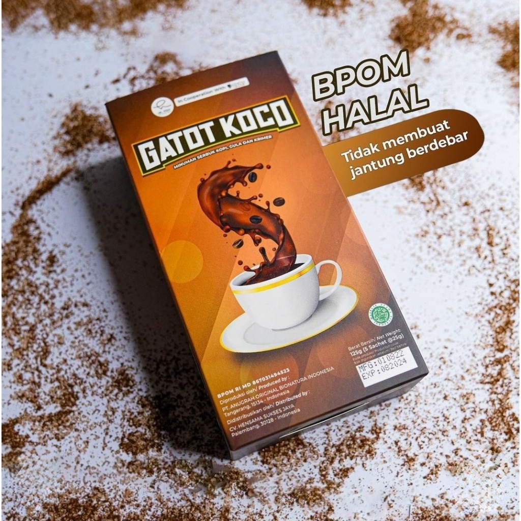 

Kopi Gatot Koco By dr. Richard Lee / Kopi Gatotkoco 1 Box Isi 5 Sachet - Privasi Aman