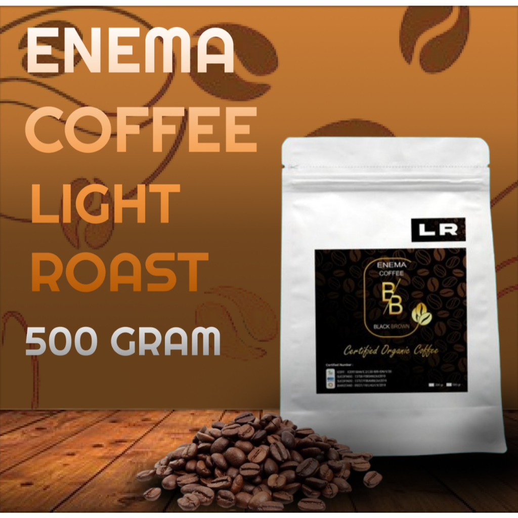 

KOPI ORGANIK ENEMA LIGHT ROAST 500 Gram BERSERTIFIKAT