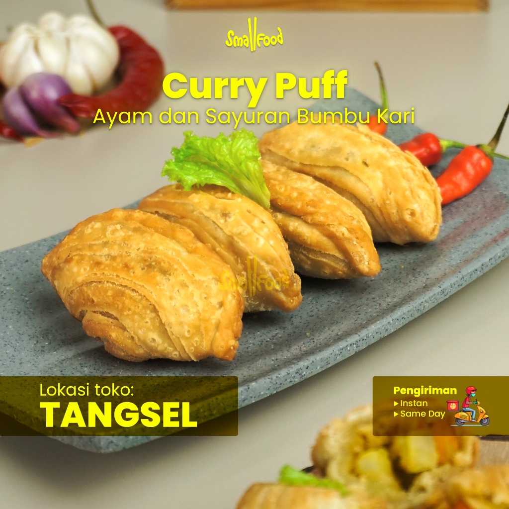 

Curry Puff / Kari Pastel Premium / Pastel Singapur / Frozen Food / Smallfood