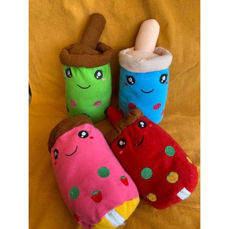 Boneka Boba Bubble Milk Tea Lucu