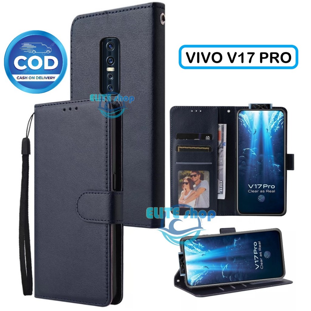 Flip Case VIVO V17 PRO Case Wallet Kulit Casing Dompet Case Wallet Leather Flip Case VIVO V17 PRO Ca