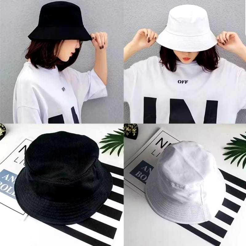 Topi Bucket Dewasa Pria & wanita/topi santai/topi pantai/topi polos/topi pantai