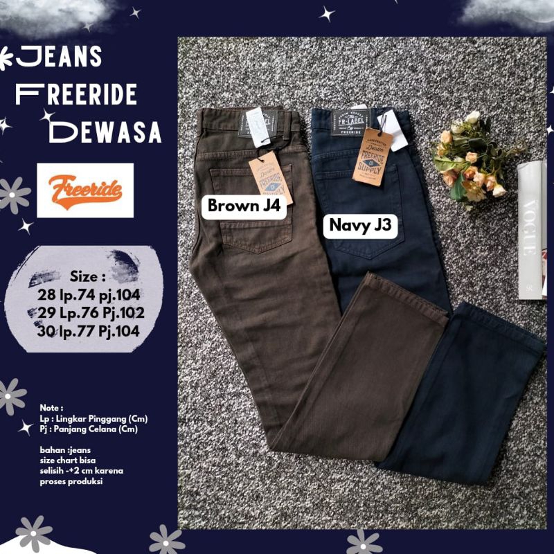 Celana Panjang Jeans Celana Jeans Freeride