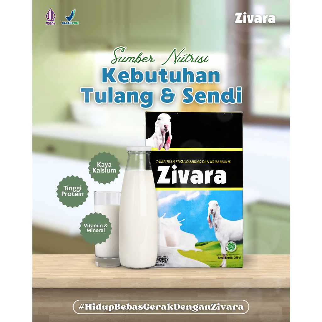 

PROMO! ZIVARA Susu Kambing Ettawa Bubuk - Halal & BPOM