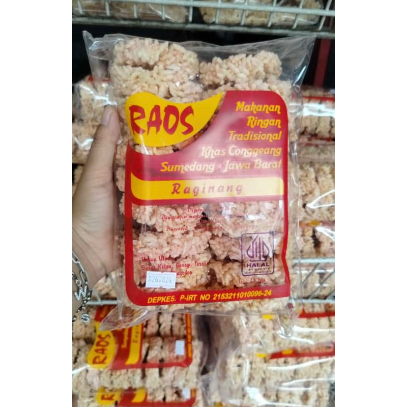 

RANGGINANG KETAN terasi Raos 200gr