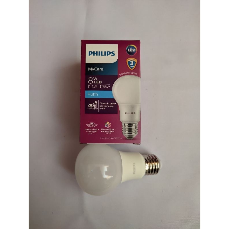 LAMPU LED PHILIPS 8 WATT
