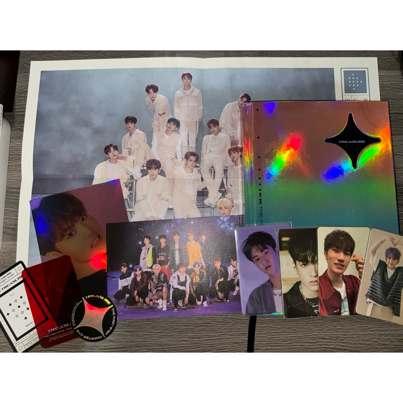 TREASURE The First Step : Chapter One UNSEALED Album Black Ver.