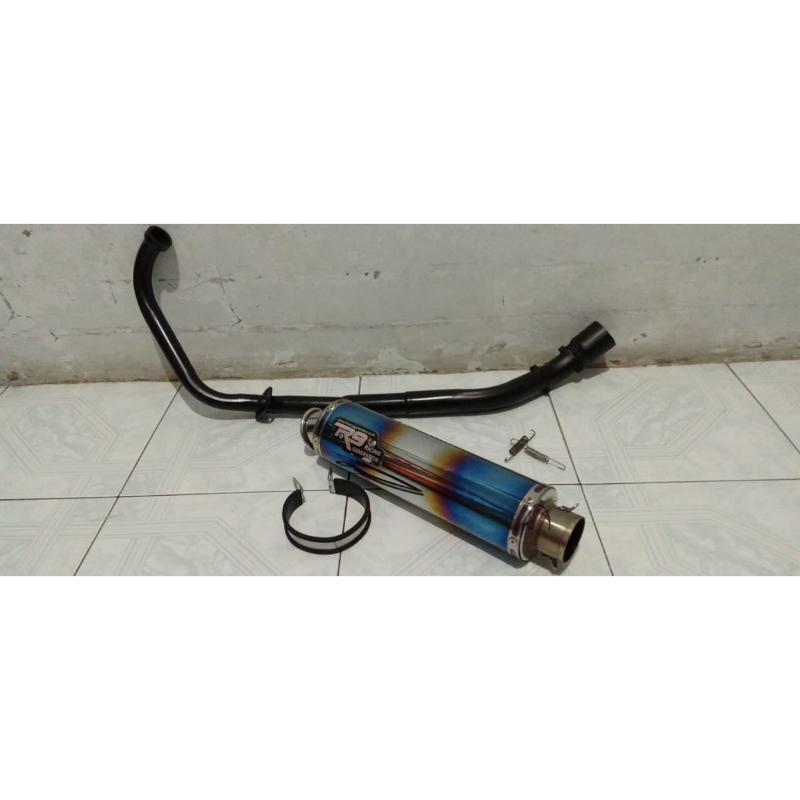 Knalpot R9 GP Muggelo CBR150 CB150 R R15 V3 V1 V2 Xabre MT15 Vixion New GSX SONIC Satria Fu150 Ori (