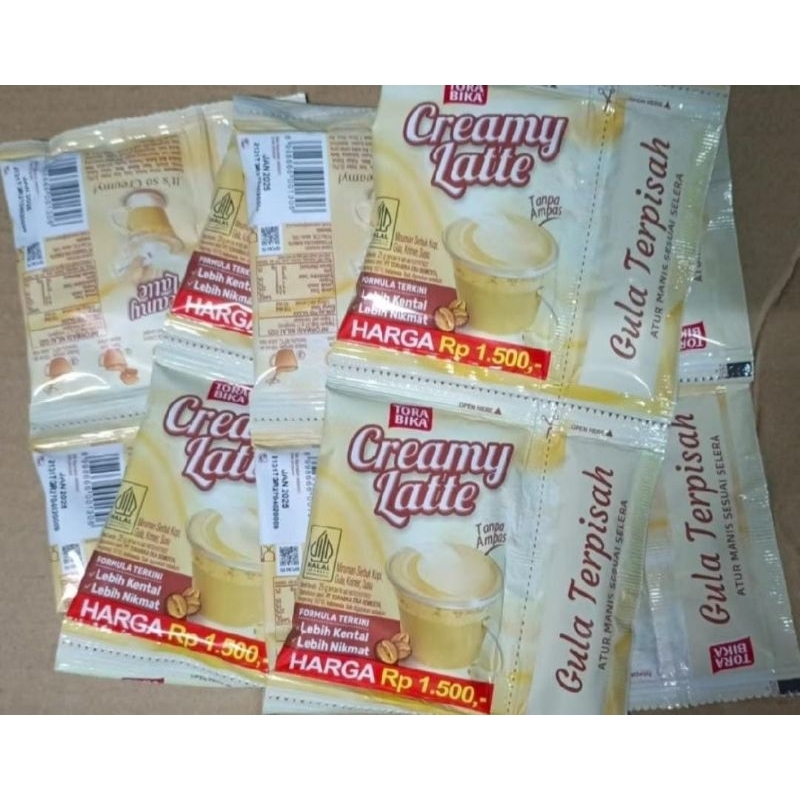 

Torabika creamy latte saset (10pcs)gula terpisah