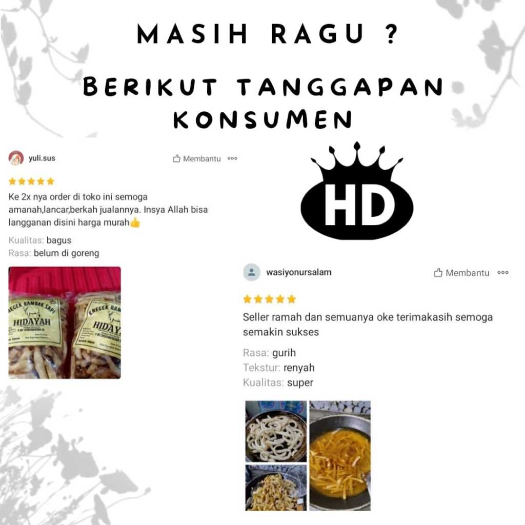 

Forcysn Kerupuk Kulit Sapi Mentah Stik Mie Super 250Gram / Krecek Rambak Sapi Asli / Krupuk Kulit