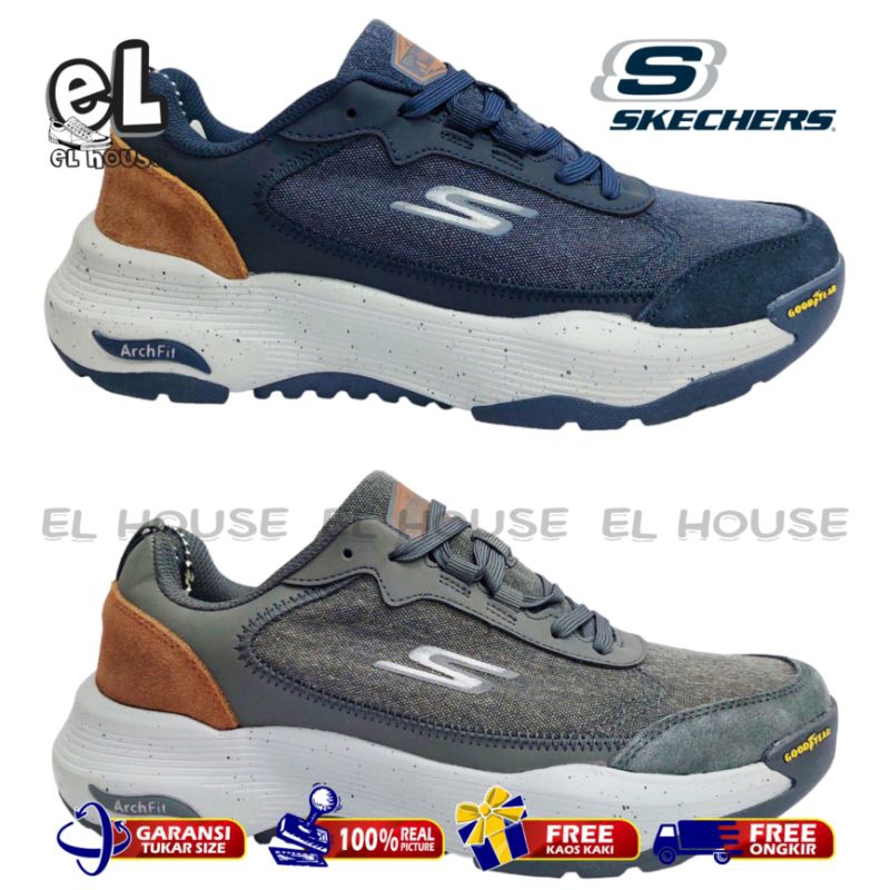 SKECHERS ARCH FIT OUTDOOR/SEPATU SKECHERS PRIA/SKECHERS ARCH FIT/SEPATU TALI/MURAH/ORIGINAL