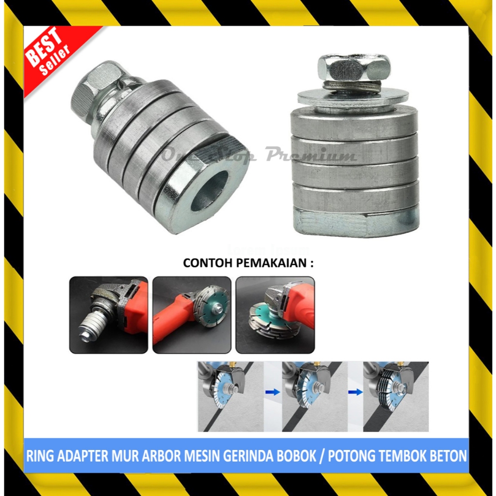 RING MUR ADAPTER ADAPTOR KONVERTER CONVERTER WALL CHASER GROOVING ARBOR MESIN GERINDA GURINDA GRINDA