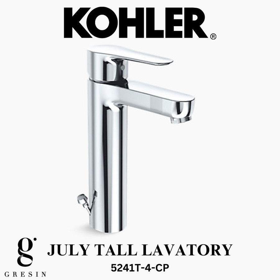 July Tall Kohler | 5241T-4-CP | Kran Wastafel Kohler
