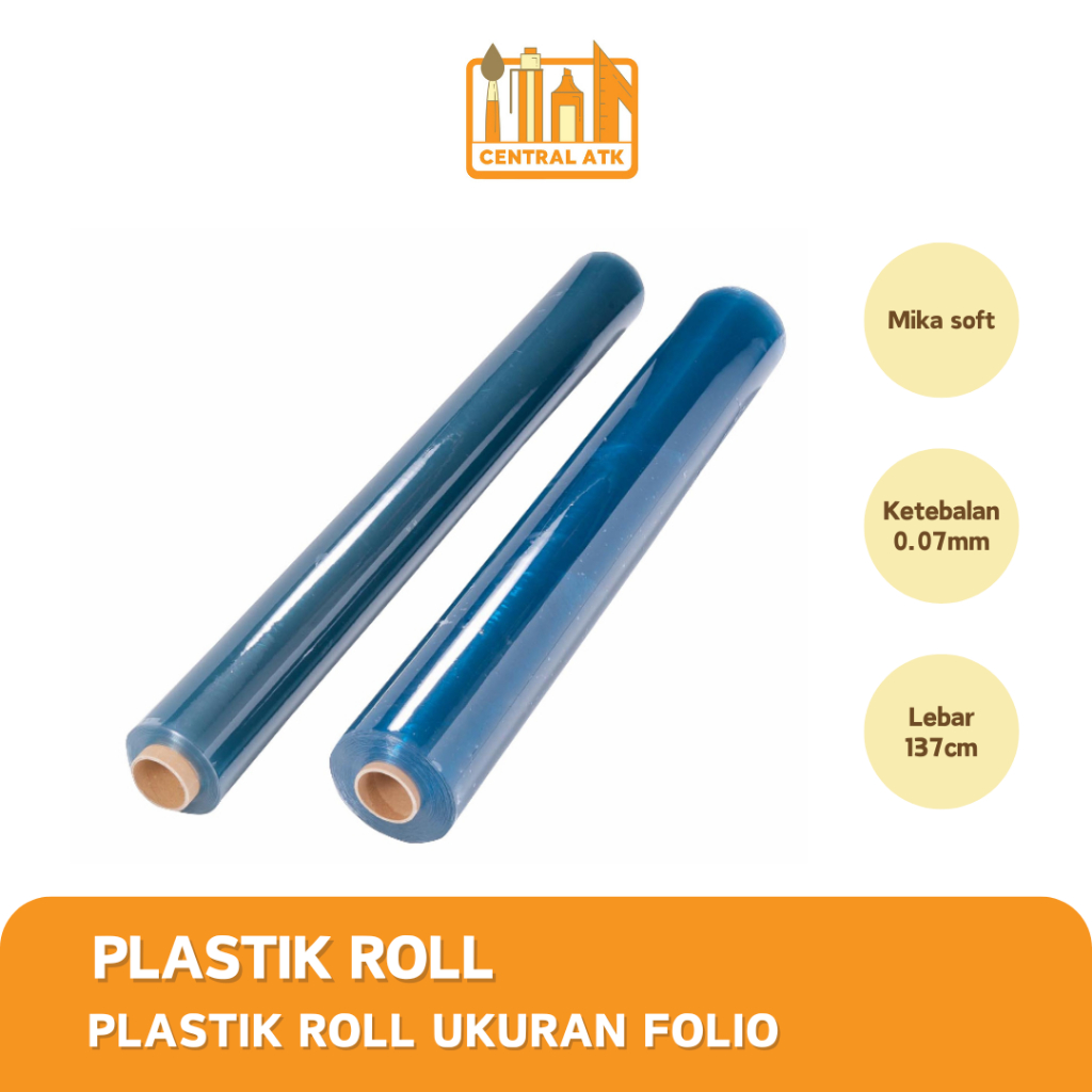 

SAMPUL BUKU MIKA UKURAN FOLIO (1 ROLL)