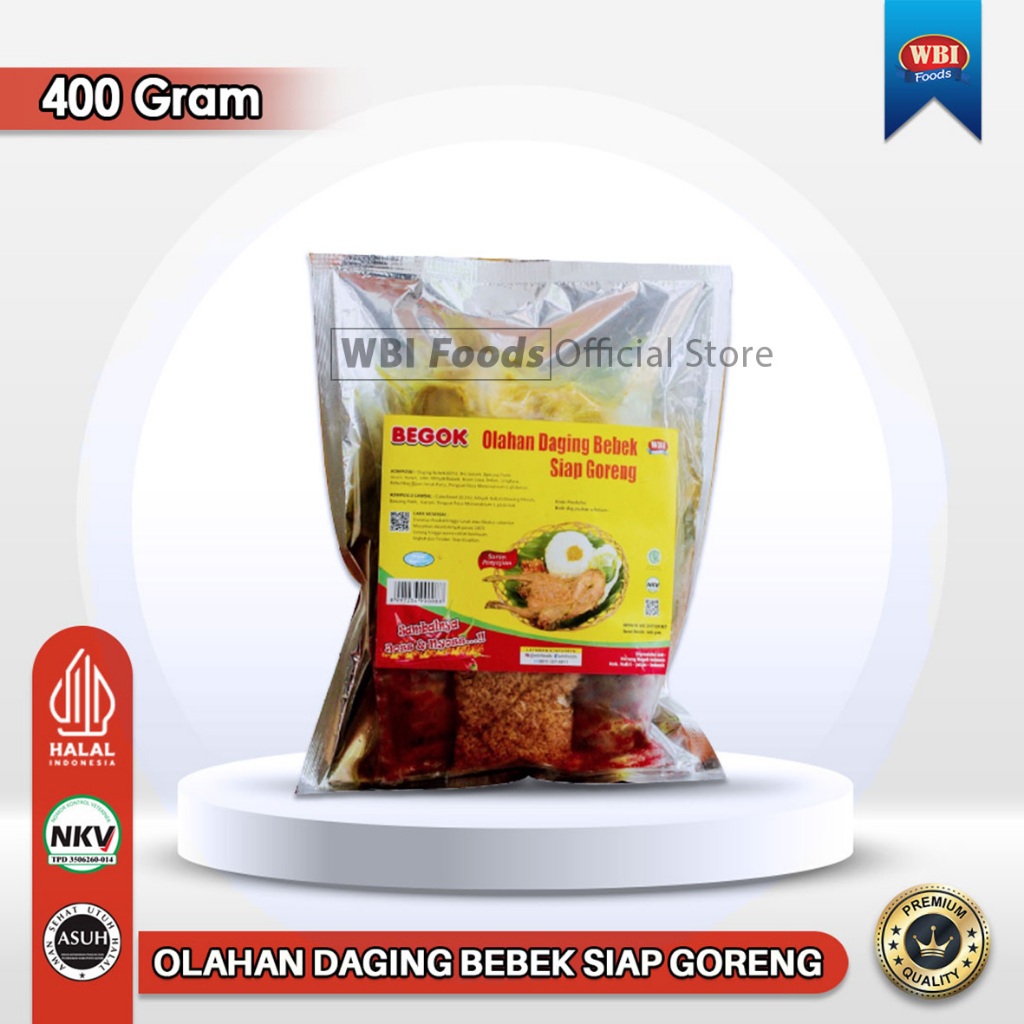 

BEBEK SIAP GORENG UTUH 400 GRAM