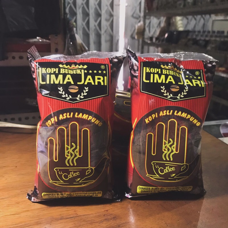 

Kopi Robusta Lampung Cap Lima Jari