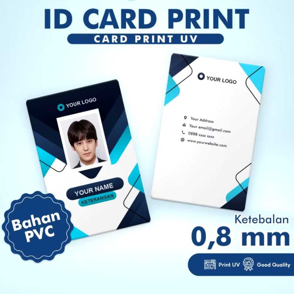 

(SATUAN) ID CARD CUSTOM / CETAK ID CARD / CETAK KARTU