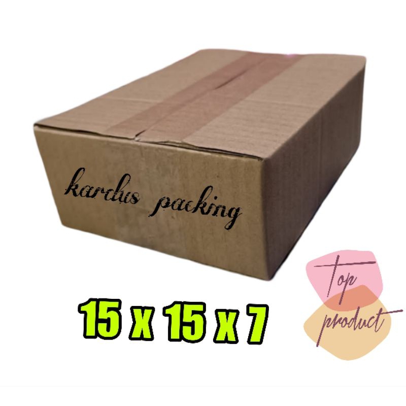 

kardus packing UK 15x15x7 kardus kecil kardus besar