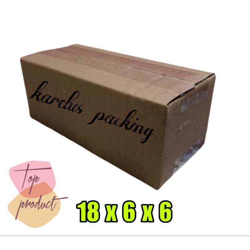 

kardus packing UK 18x6x6 kardus kecil kardus besar