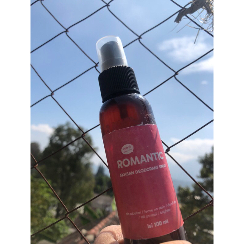 Deodorant spray pyur TAWAS 100 % ROMANTIC / deodorant tawas / deodorant no alkohol / deodorant
