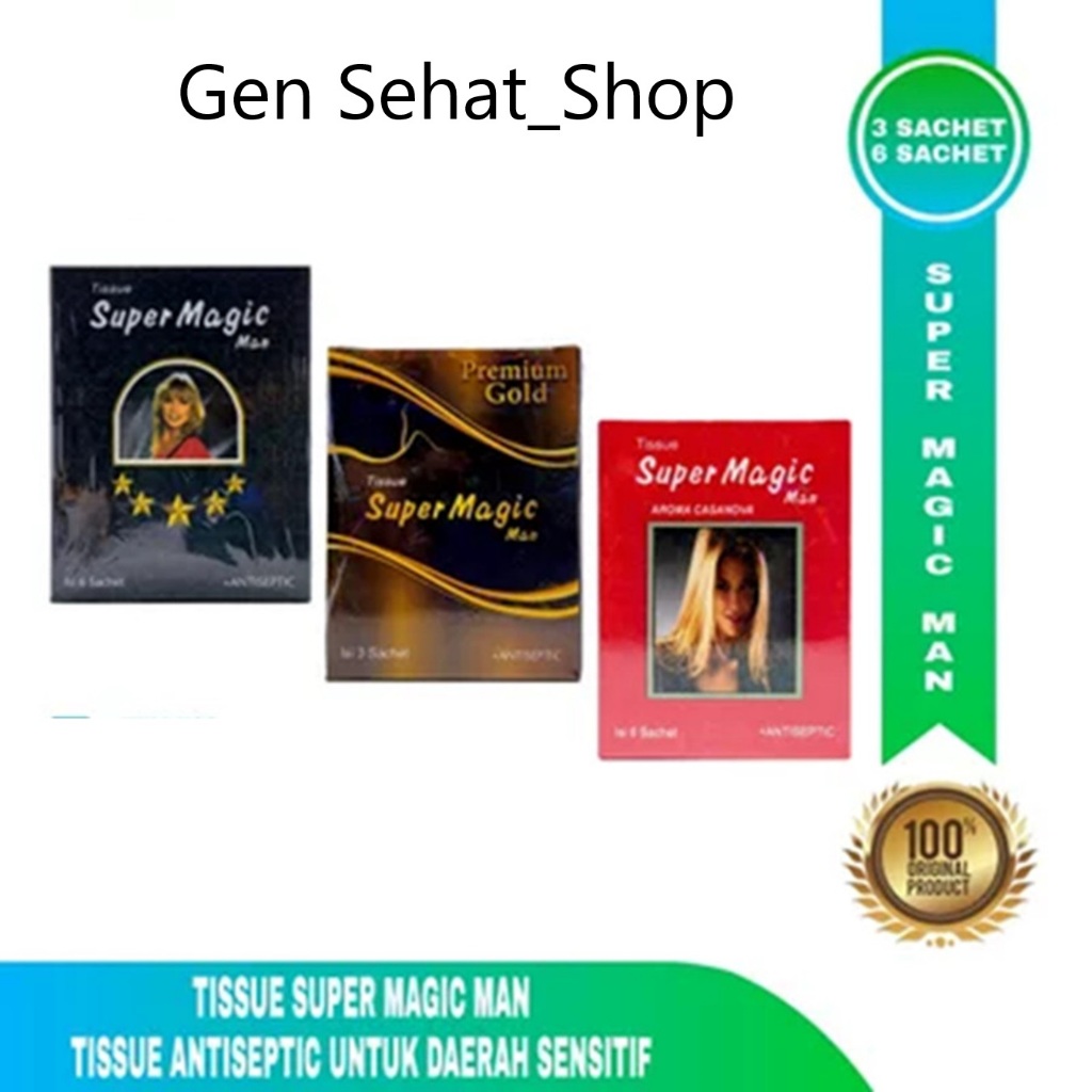 MAGIC MAN (TISSUE MAGIC) Original Asli