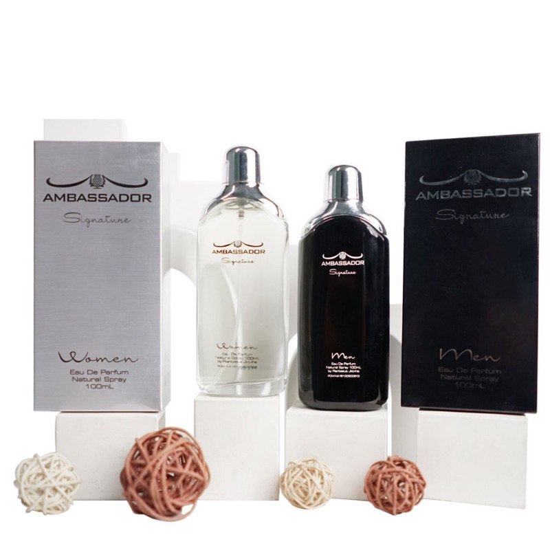 Ambassador Parfum Pria 100ml / Eau De Parfume / Parfume Natural Spray / Signature / Men / Women
