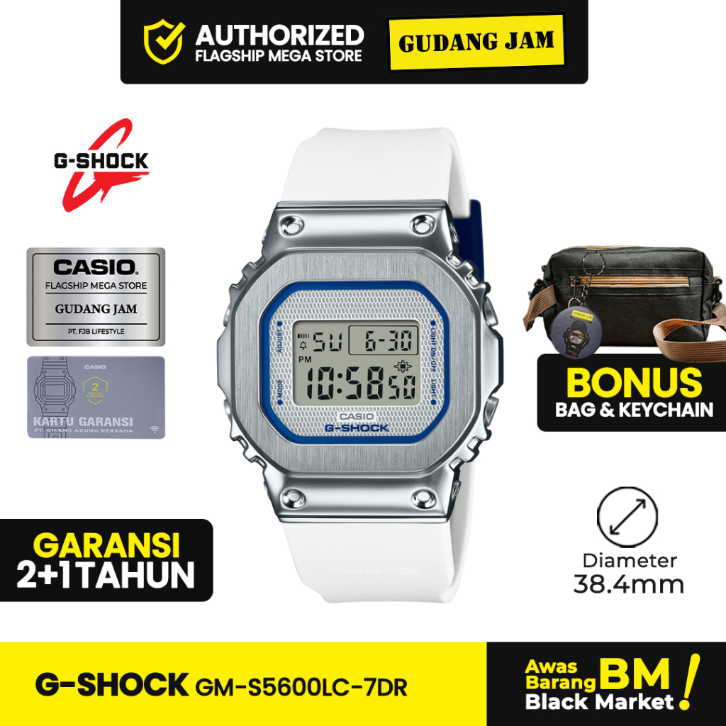 Jam Tangan G-Shock GM-S5600LC-7DR GM-S5600LC GM-S5600 GMS5600LC