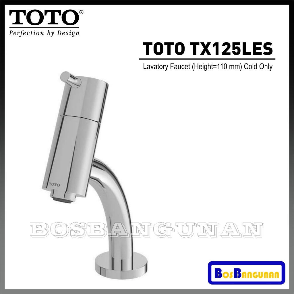 Keran Wastafel TOTO TX125LES / Kran Wastafel TOTO TX 125 LES / TOTO TX125LES "Ego II" Lavatory Fauce