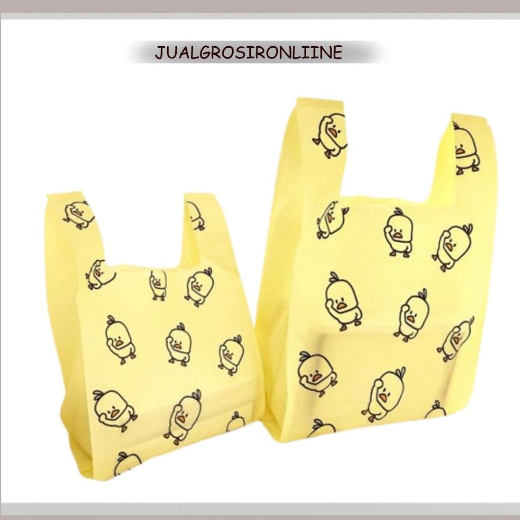 

Paper Bag Plastik Duck Yellow Kantong Plastik Gift Bag Premium Lucu