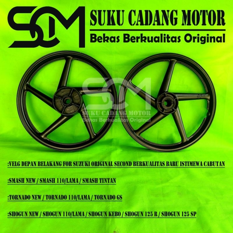 Velg1Set For Suzuki Smash New Smash 110 Lama Smash Tintan Shogun New Shogun 125 R Shogun 110 Lama Sh