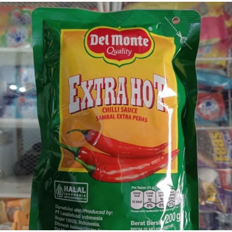 

Saus Extra Hot Delmonte 200 Gram